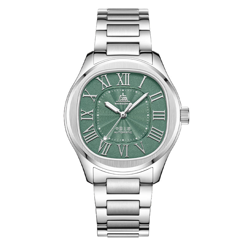 Shanghai Echoes 40mm Watch - Squircle Green – Shanghai Watches
