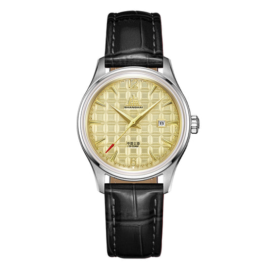 Shanghai Pioneer X Blossom 31mm Watch - Golden Tile
