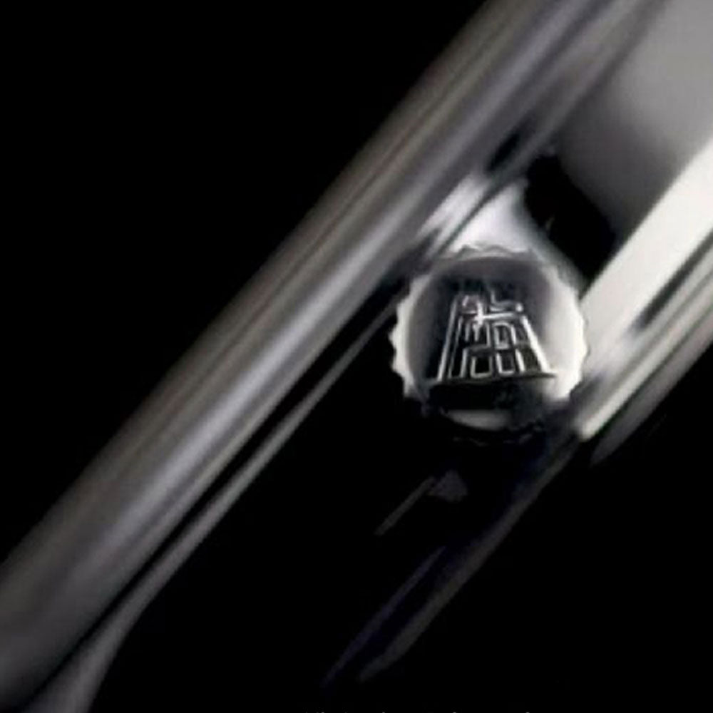 Shanghai Pioneer 39mm Watch - Black Strap & Blue Dial