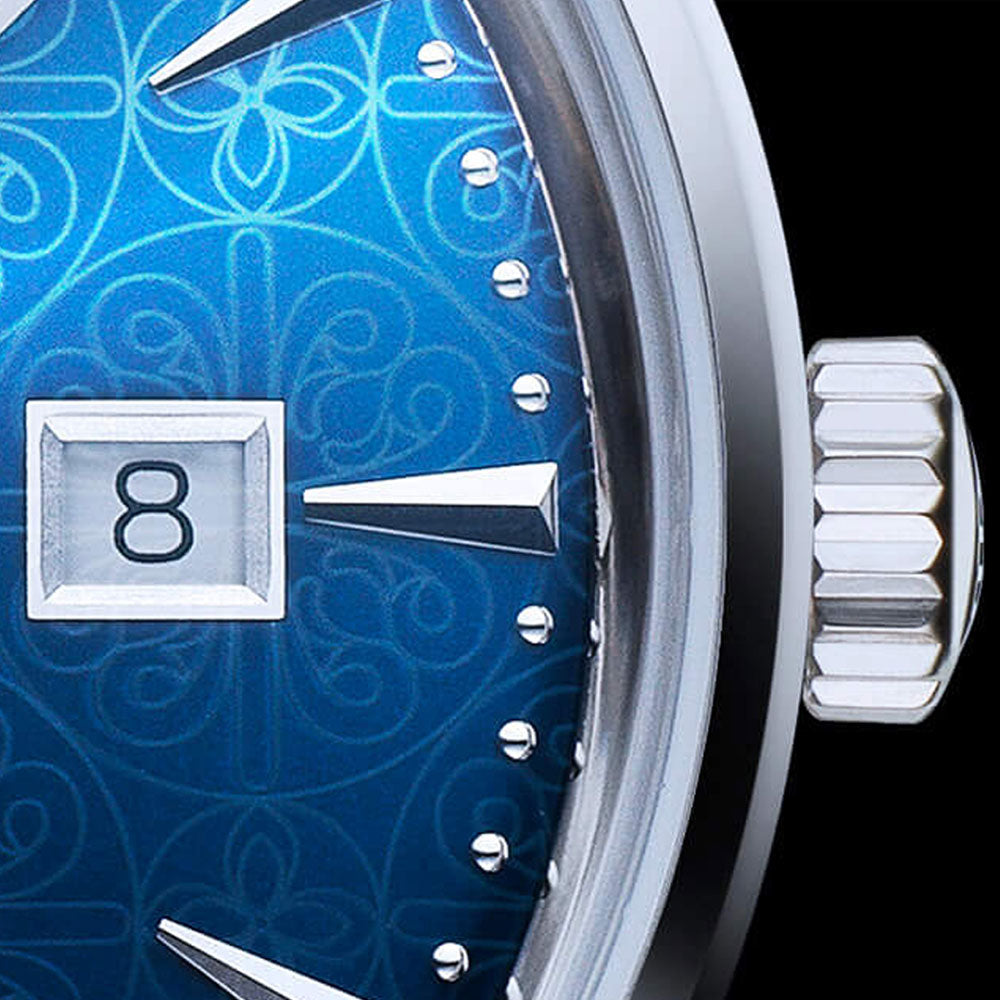 Shanghai Watches-Shanghai Pioneer 39mm Watch - Blossom Blue (Special Edition)