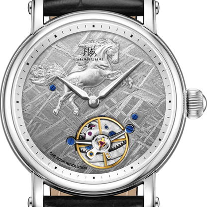 Shanghai Time Trace 41.5mm Watch - Year of the Horse Limited Edition · Platinum Steed of Blessings