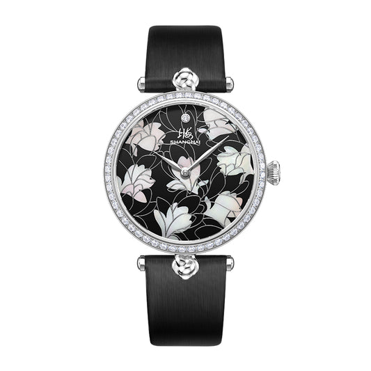 Shanghai Magnolia 36mm Watch - Blossom Silver