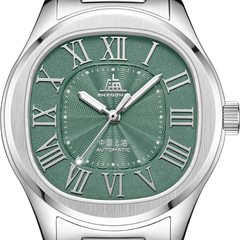 Shanghai Legacy 40mm Watch - Time Capture Green