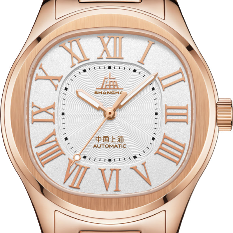 Shanghai Legacy 40mm Watch - Time Capture White