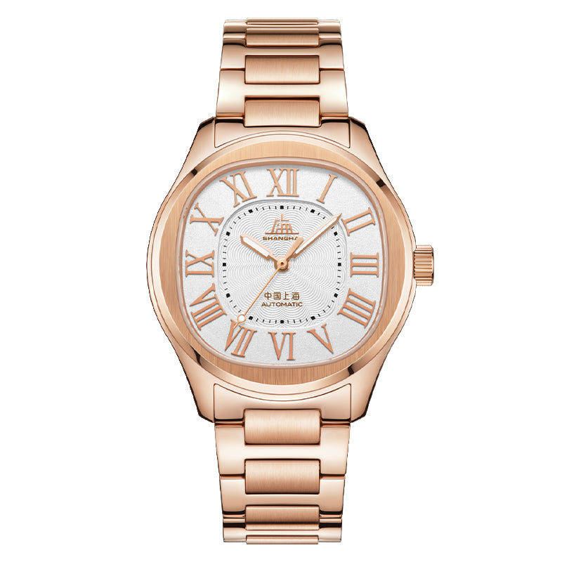 Shanghai Legacy 40mm Watch - Time Capture White