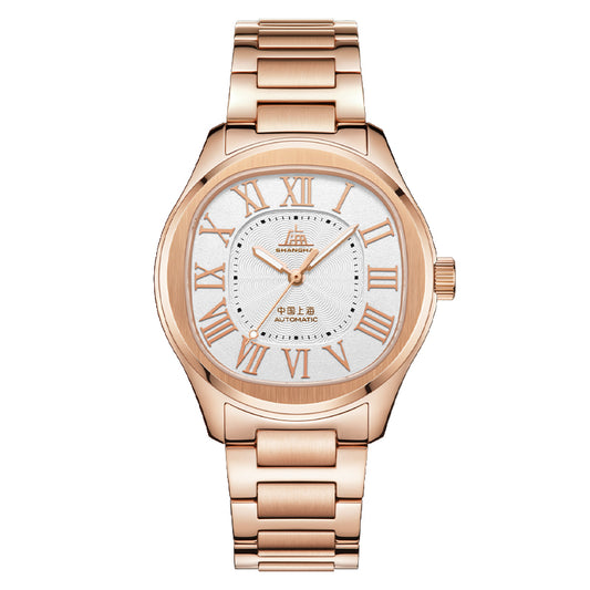 Shanghai Legacy 40mm Watch - Time Capture White