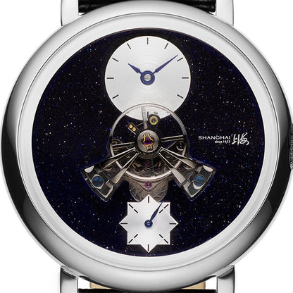 Shanghai Celestial Dome 40mm Watch - Starry Dial Silver