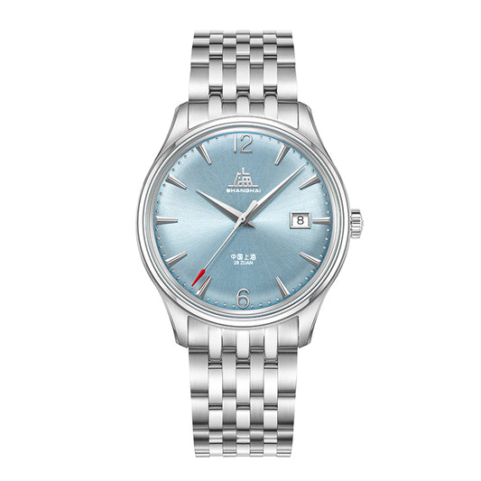 eer 39mm Watch - Bracelet & Blue Dial