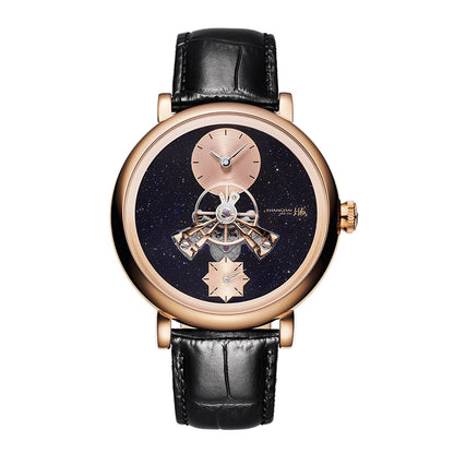 Shanghai Celestial Dome 40mm Watch - Starry Dial Black
