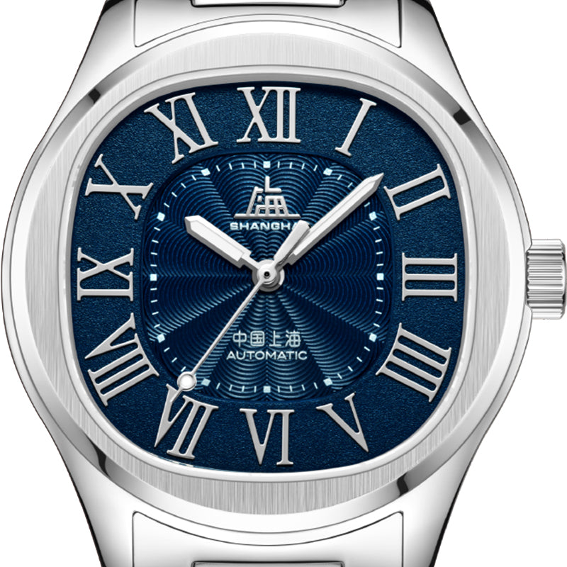Shanghai Legacy 40mm Watch - Time Capture Blue