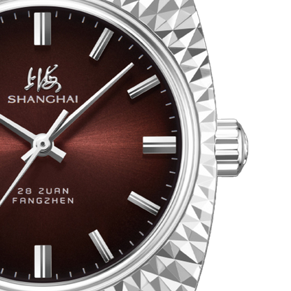 Shanghai Visionary 36mm Watch - Red Dial