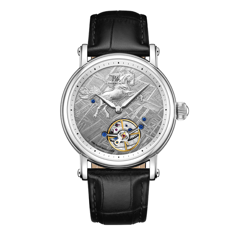 Shanghai Time Trace 41.5mm Watch - Year of the Horse Limited Edition · Platinum Steed of Blessings