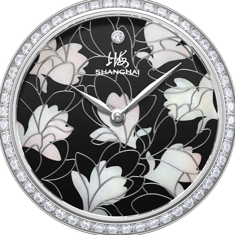 Shanghai Magnolia 36mm Watch - Blossom Silver