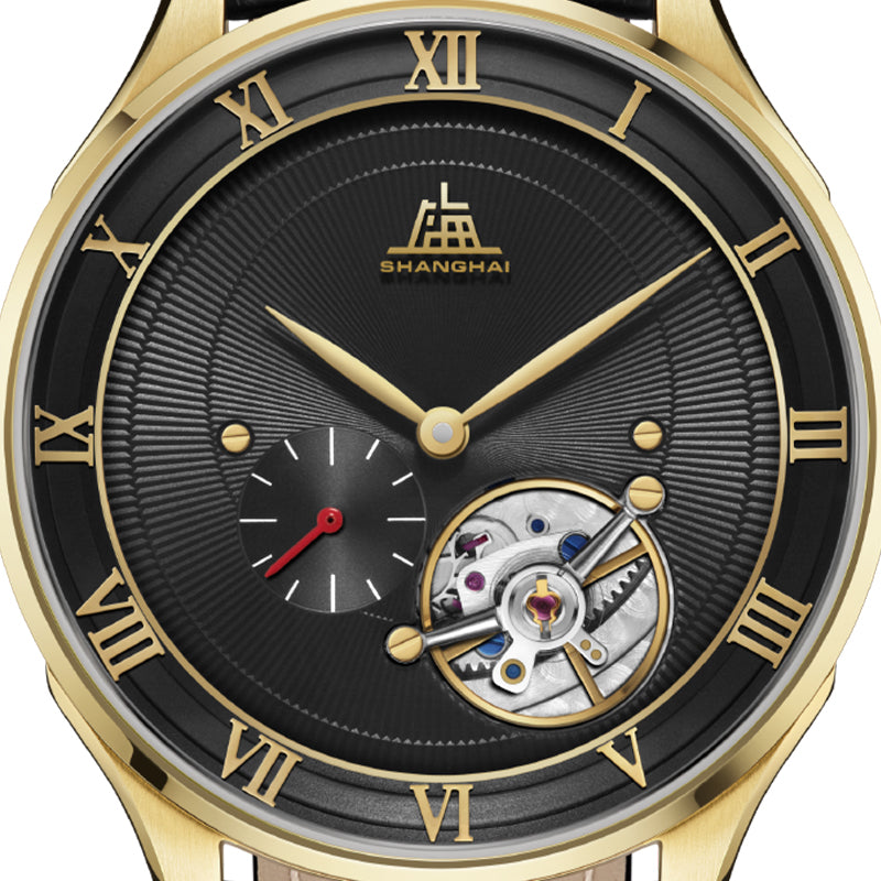 Shanghai Pioneer 42mm Watch - Carrousel Black (Special Version)