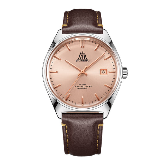 Shanghai Legacy 39mm Watch - Salmon