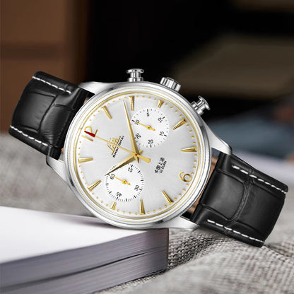 Shanghai Pioneer 39mm Watch - Chronograph  Golden (Special Edition)