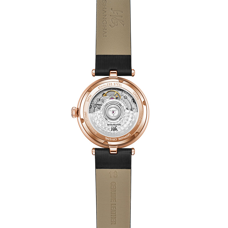 Shanghai Magnolia 36mm Watch - Broderie Golden