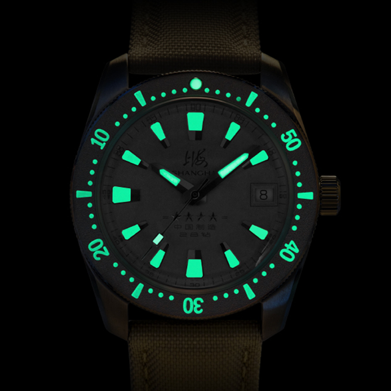 Shanghai 114 Military 39mm Dive Watch - Matte Black