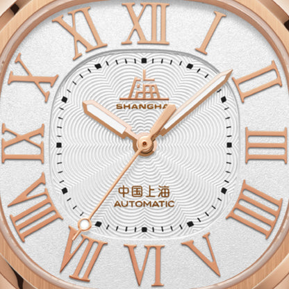 Shanghai Legacy 40mm Watch - Time Capture White