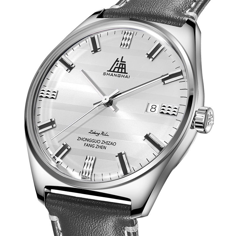 Shanghai Legacy 39mm Watch - Silver