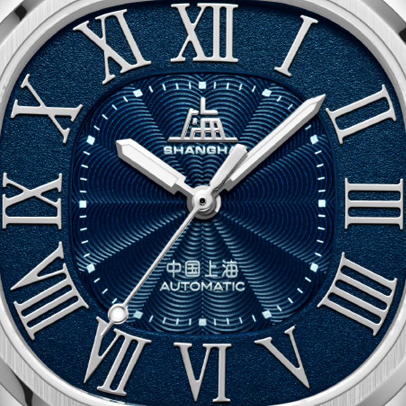 Shanghai Legacy 40mm Watch - Time Capture Blue