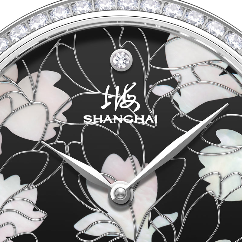 Shanghai Magnolia 36mm Watch - Blossom Silver