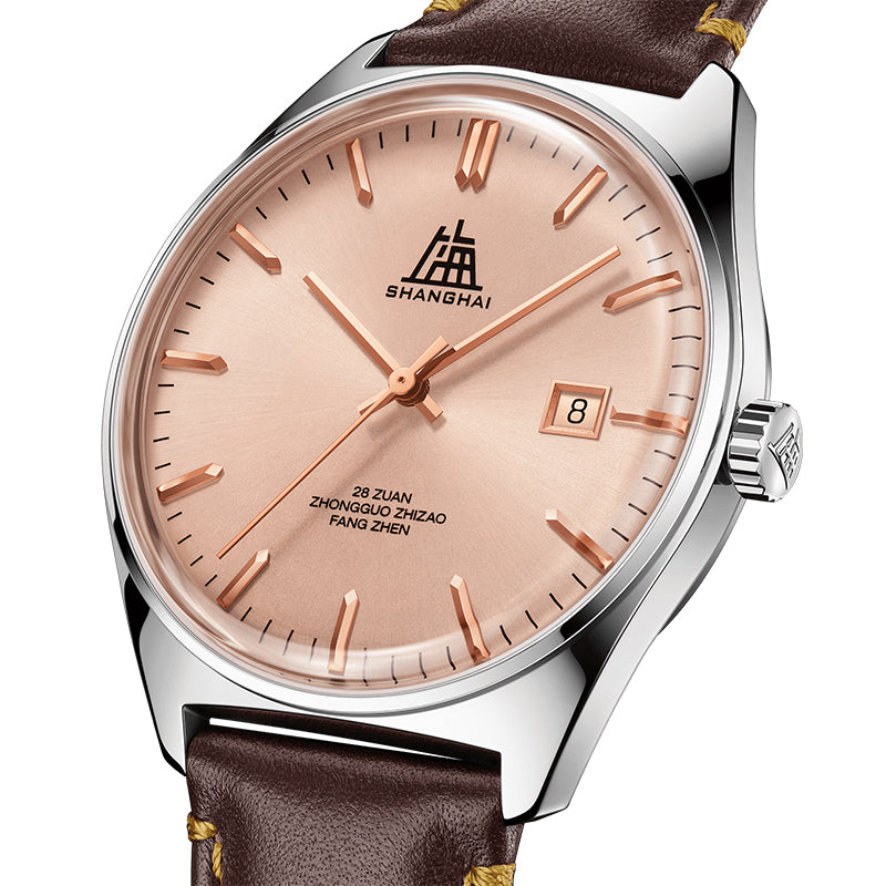 Shanghai Legacy 39mm Watch - Salmon