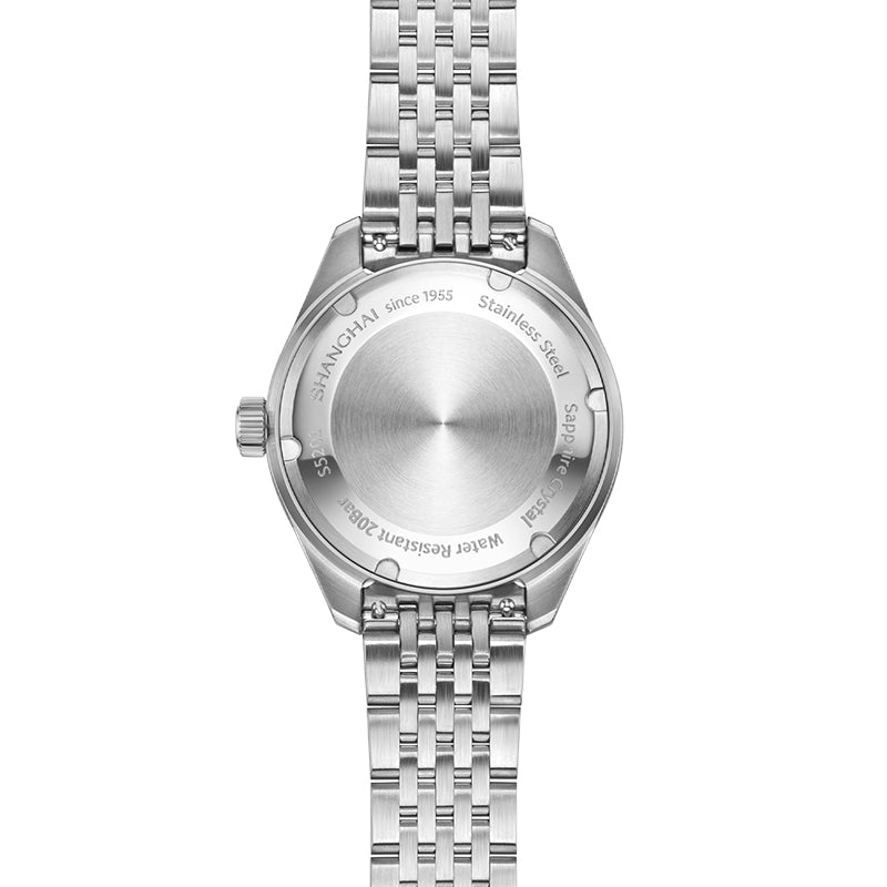 Shanghai Commander 35mm Dive Watch - Black Mother-of-Pearl Dial