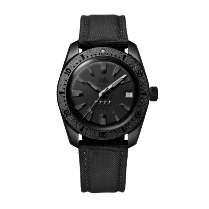 Shanghai 114 Military 39mm Dive Watch - Matte Black