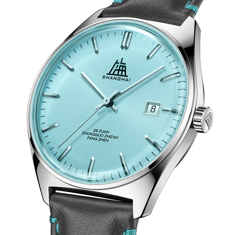 Shanghai Pioneer 39mm Watch - Azure