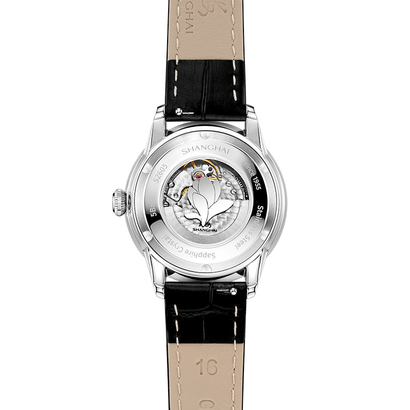 Shanghai Magnolia 33mm Watch - Whisper Silver