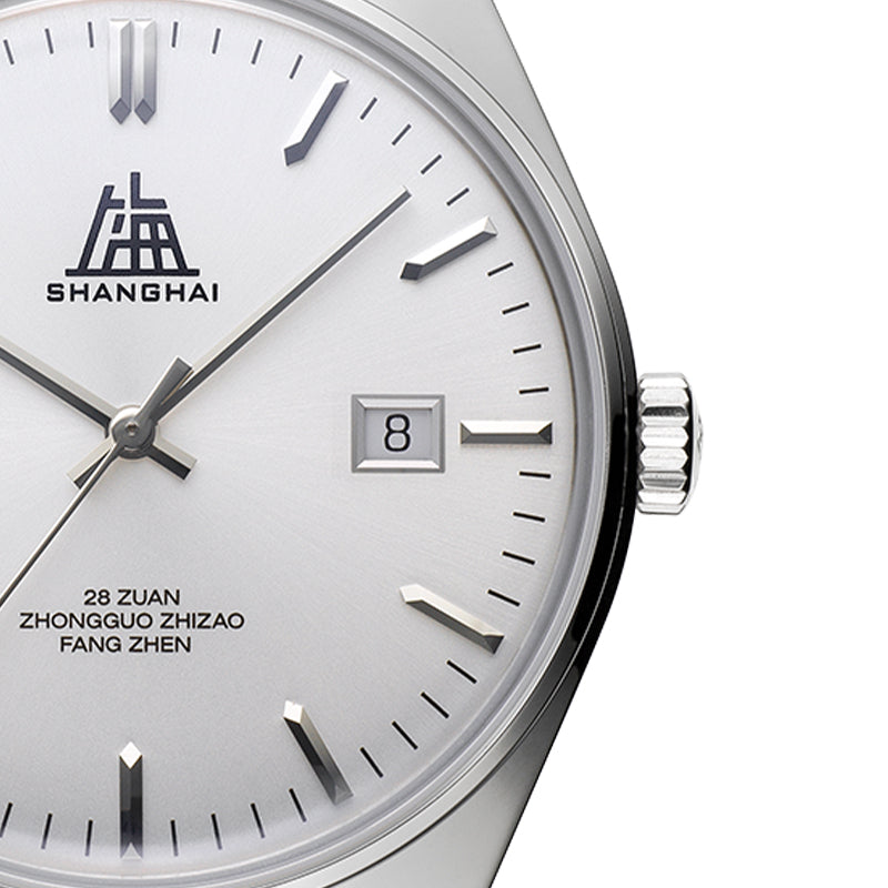 Shanghai Legacy 39mm Watch - Silver & Bracelet
