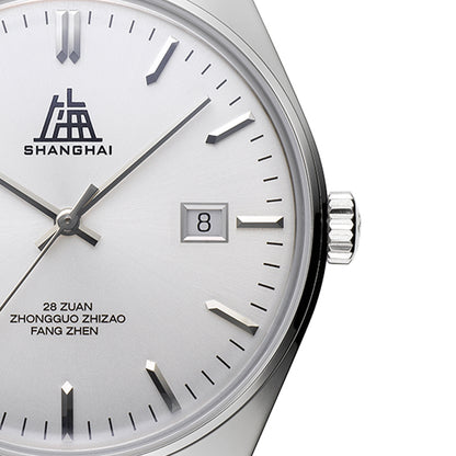 Shanghai Legacy 39mm Watch - Silver & Bracelet