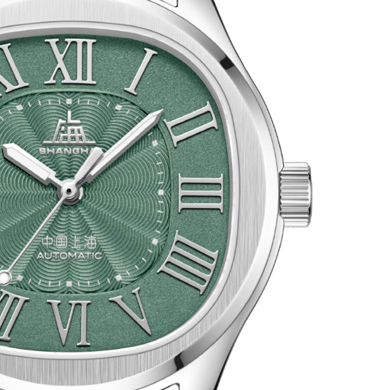 Shanghai Legacy 40mm Watch - Time Capture Green