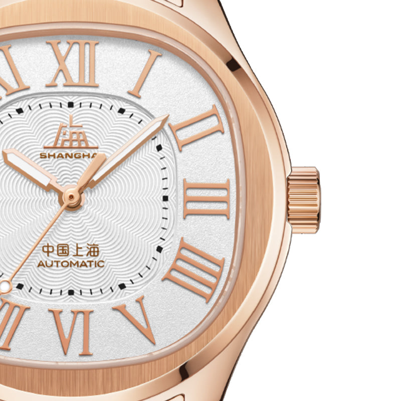 Shanghai Legacy 40mm Watch - Time Capture White