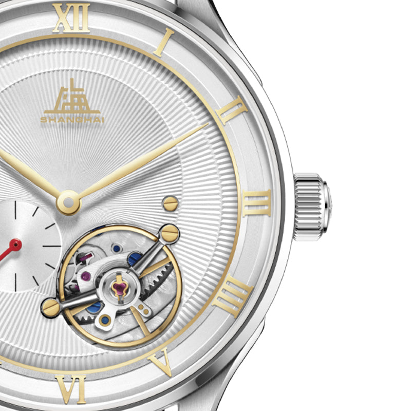 Shanghai Pioneer 42mm Watch - Carrousel Silver (Special Version)