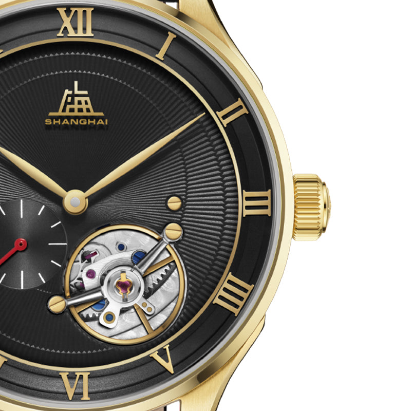 Shanghai Pioneer 42mm Watch - Carrousel Black (Special Version)