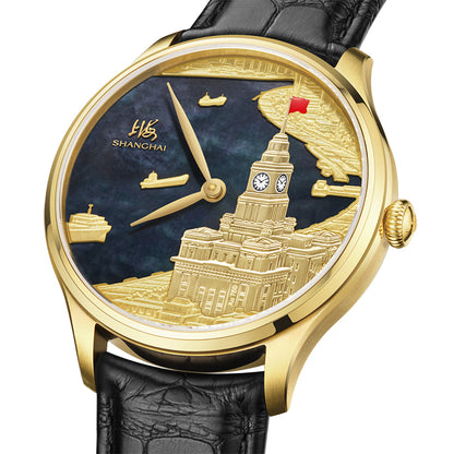 Shanghai Bund Chimes 40mm Watch - Dark Dial
