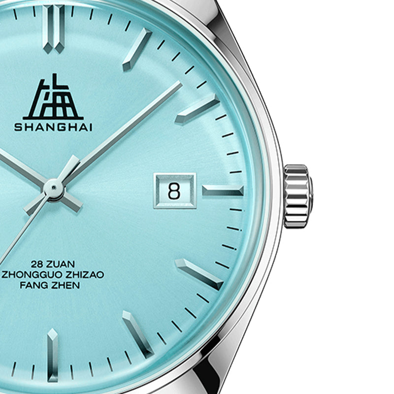 Shanghai Pioneer 39mm Watch - Azure