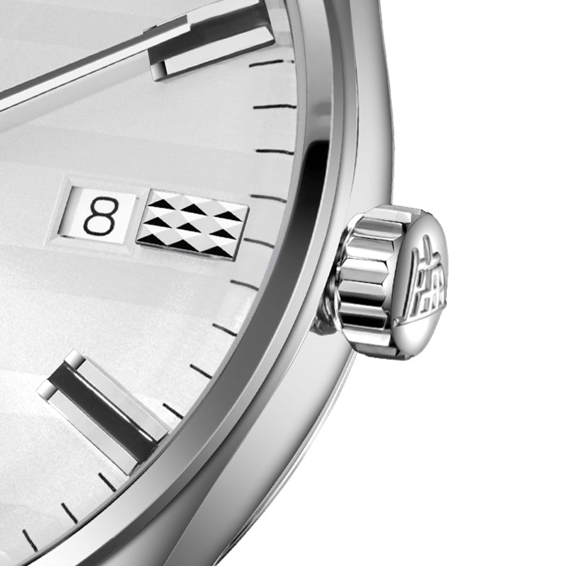 Shanghai Legacy 39mm Watch - Silver