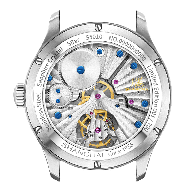 Shanghai Pioneer 39mm Watch - Tourbillon Rose (Limited Version)