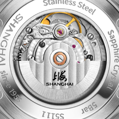 Shanghai Legacy 40mm Watch - Time Capture Green