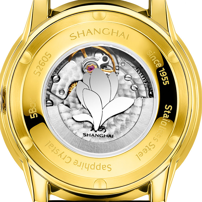 Shanghai Magnolia 33mm Watch - Whisper Golden
