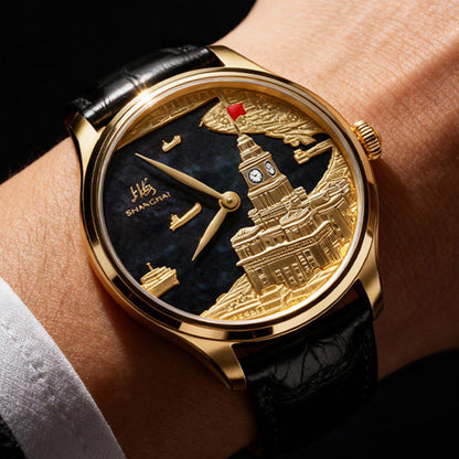 Shanghai Bund Chimes 40mm Watch - Dark Dial
