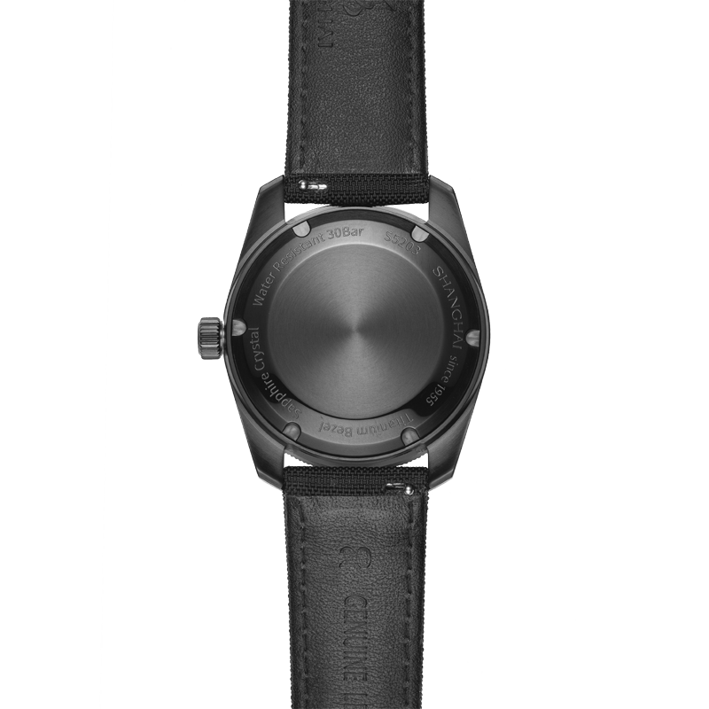 Shanghai 114 Military 39mm Dive Watch - Matte Black