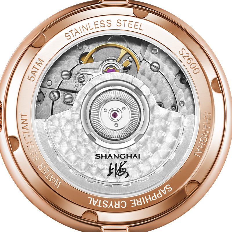 Shanghai Magnolia 36mm Watch - Broderie Golden