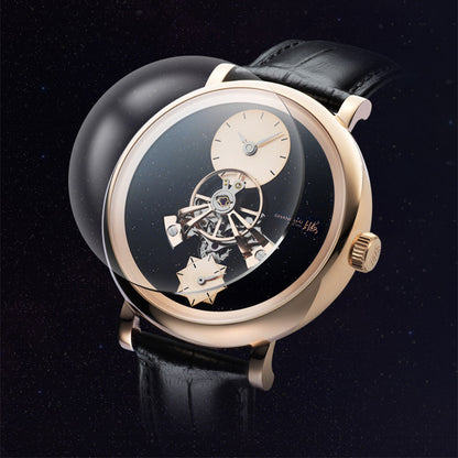 Shanghai Celestial Dome 40mm Watch - Starry Dial Black