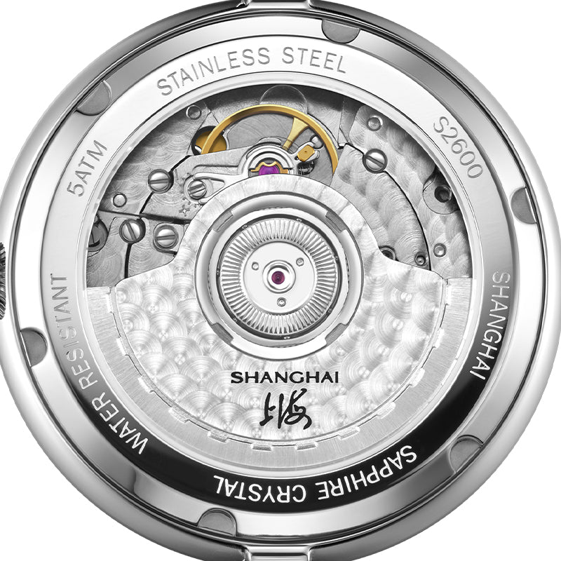 Shanghai Magnolia 36mm Watch - Broderie Silver