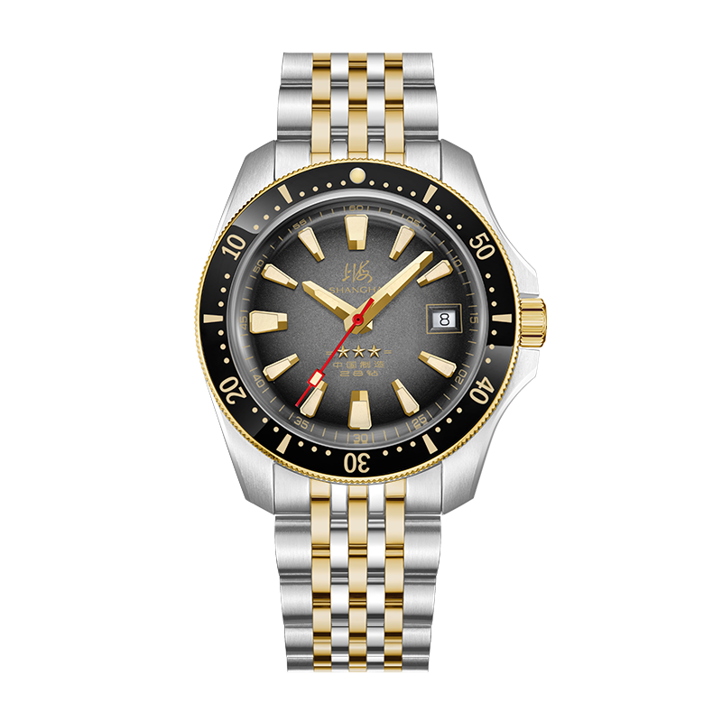 Shanghai Commander 39mm Dive Watch - Gray Dial