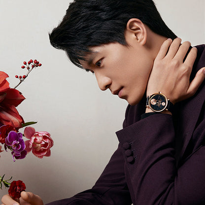 Shanghai Celestial Dome 40mm Watch - Starry Dial Black